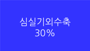 심실기외수축 30%