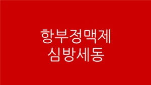 항부정맥제