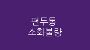 편두통 소화불량