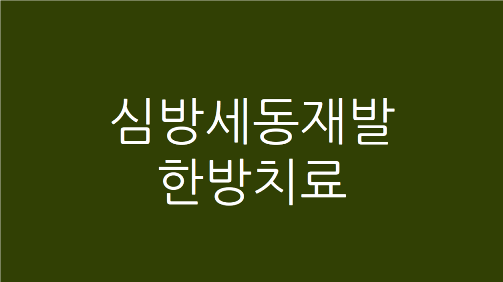 심방세동재발